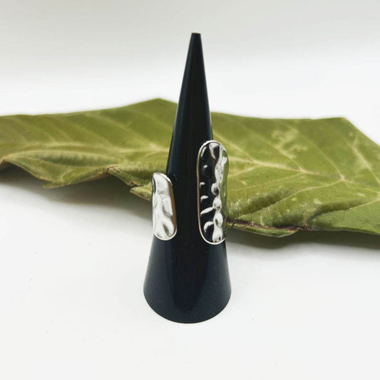 Anillo Niroa | Joyas de acero y plata | Inaianei.