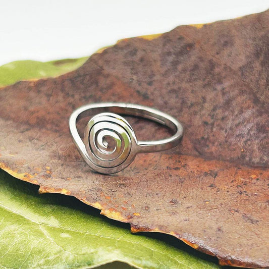 Anillo Ondina | Joyas de acero y plata | Inaianei.