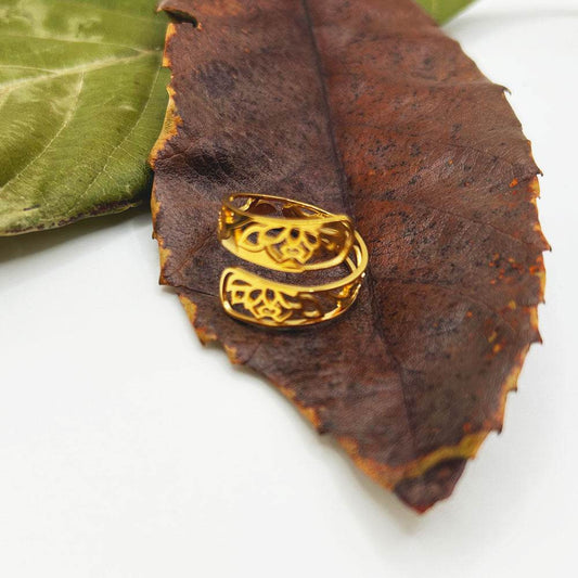 Anillo Vedha | Joyas de acero y plata | Inaianei.