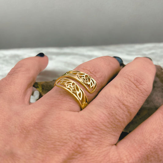 Anillo Vedha | Joyas de acero y plata | Inaianei.