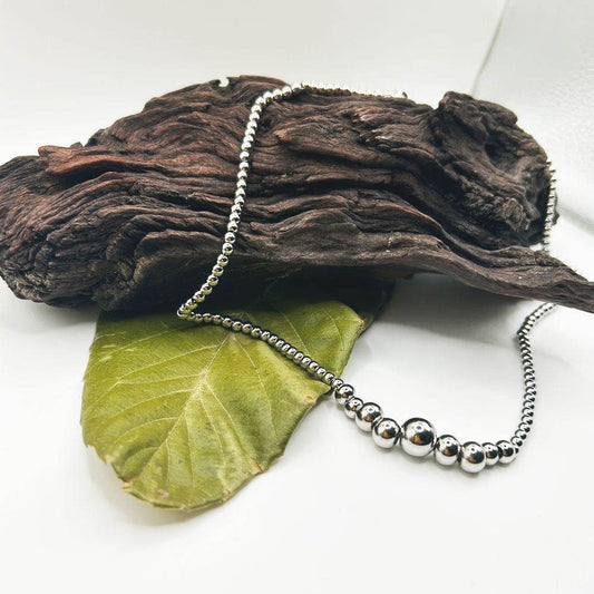 Collar Aren | Joyas de acero y plata | Inaianei.