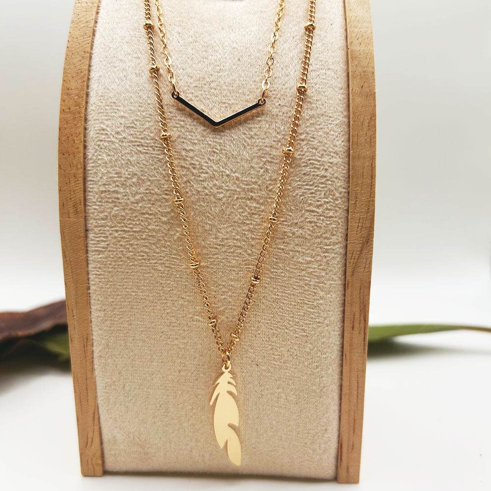 Collar Luvai | Joyas de acero y plata | Inaianei.