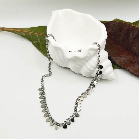 Collar Saro | Joyas de acero y plata | Inaianei.