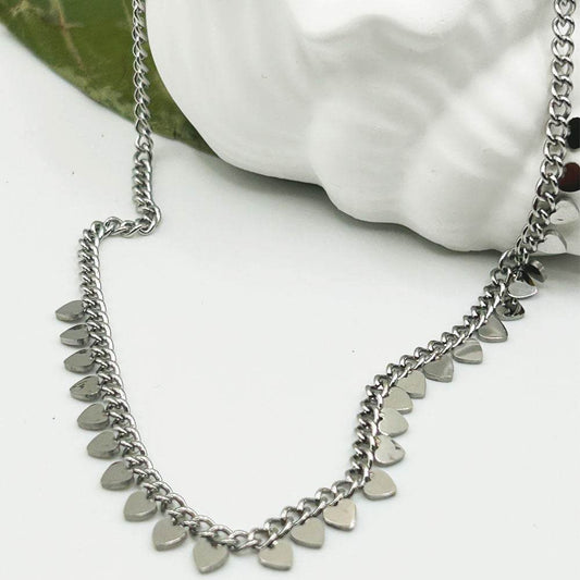 Collar Saro | Joyas de acero y plata | Inaianei.