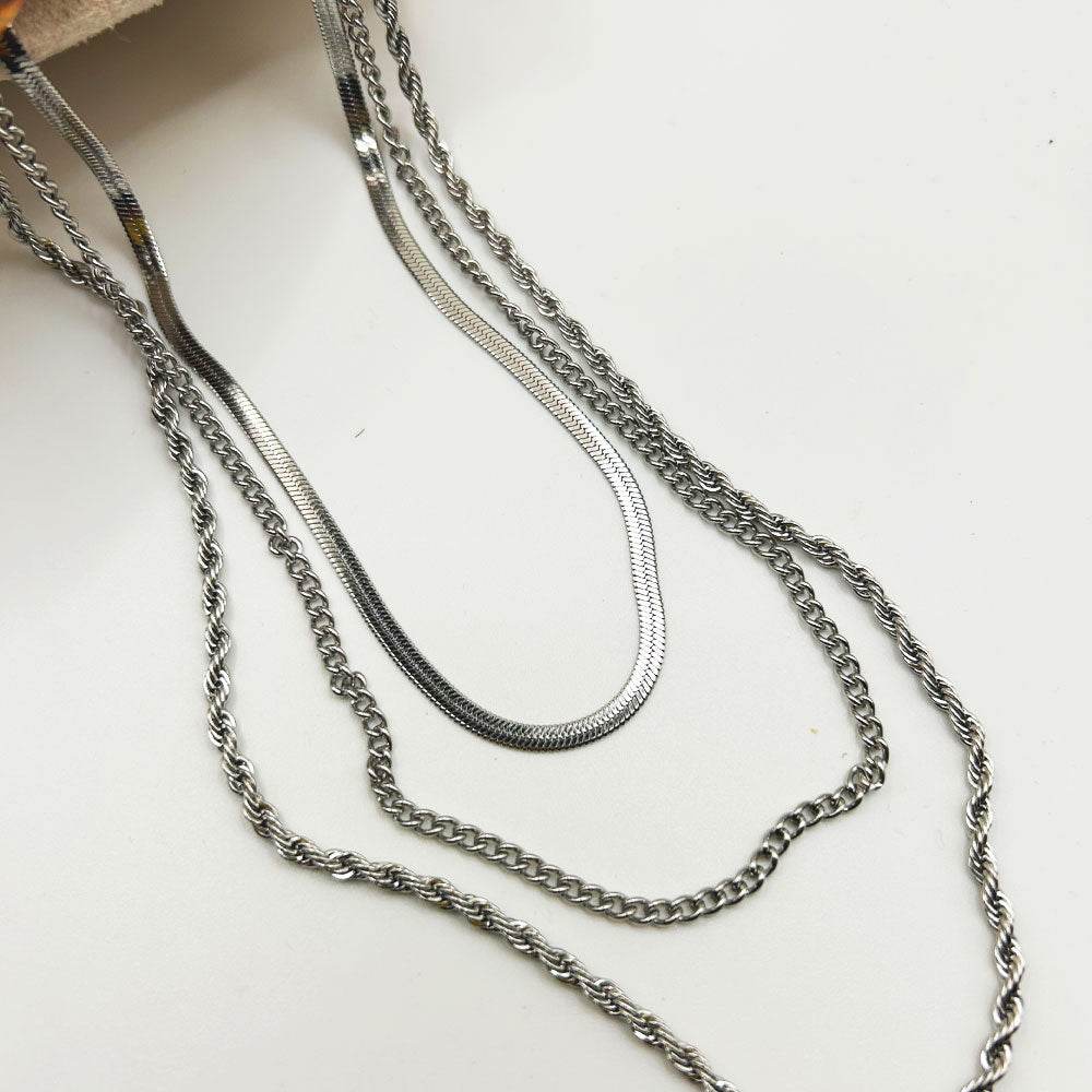 Collar Tern | Joyas de acero y plata | Inaianei.