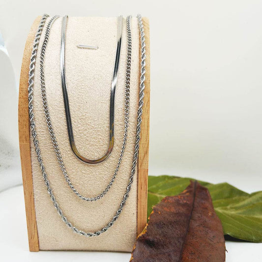 Collar Tern | Joyas de acero y plata | Inaianei.