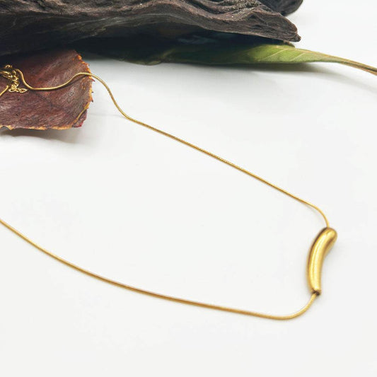 Collar Zarae | Joyas de acero y plata | Inaianei.