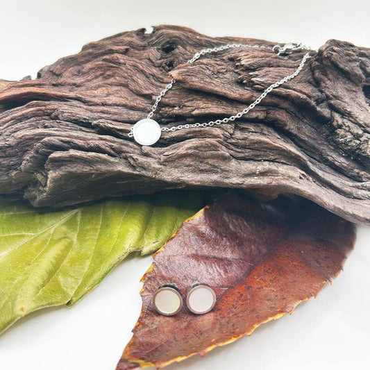 Conjunto Farah | Joyas de acero y plata | Inaianei.