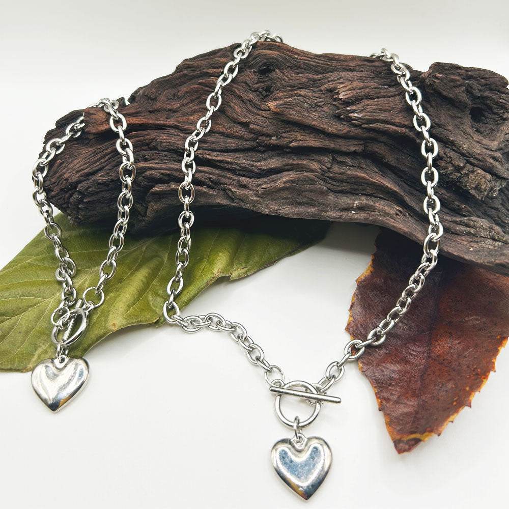 Conjunto Kael | Joyas de acero y plata | Inaianei.