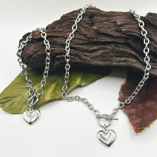 Conjunto Kael | Joyas de acero y plata | Inaianei.