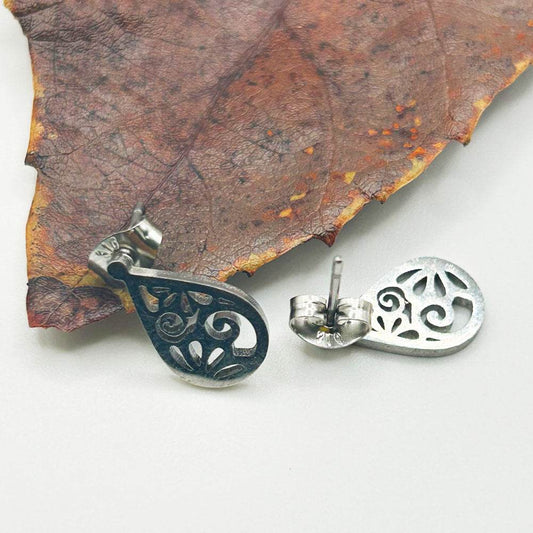 Pendientes Darap | Joyas de acero y plata | Inaianei.