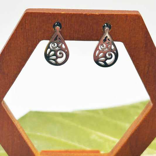 Pendientes Darap | Joyas de acero y plata | Inaianei.