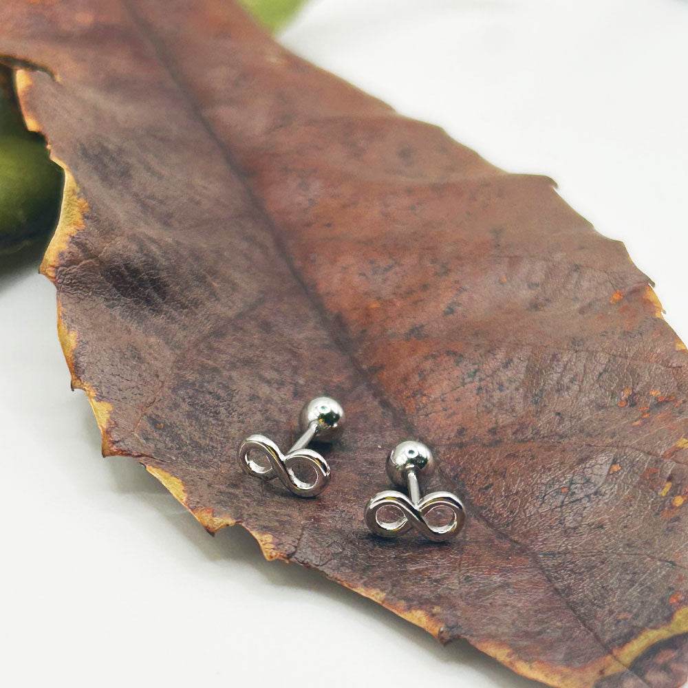 Pendientes Eon | Joyas de acero y plata | Inaianei.