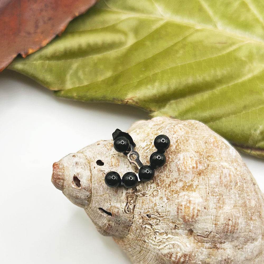 Pendientes Finea | Joyas de acero y plata | Inaianei.