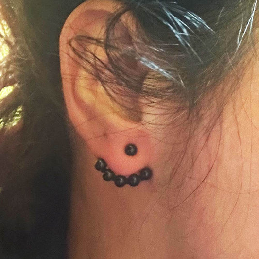 Pendientes Finea | Joyas de acero y plata | Inaianei.