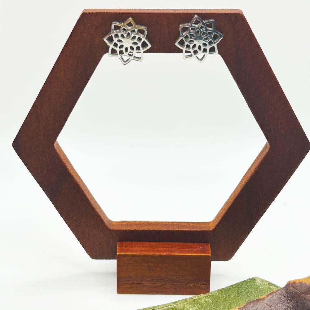 Pendientes Mana | Joyas de acero y plata | Inaianei.
