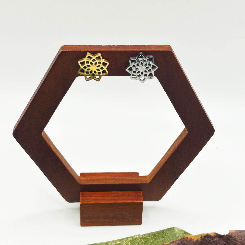 Pendientes Mana | Joyas de acero y plata | Inaianei.