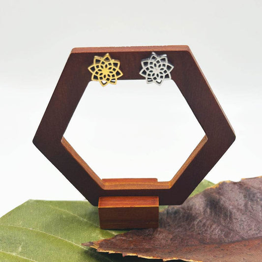 Pendientes Mana | Joyas de acero y plata | Inaianei.