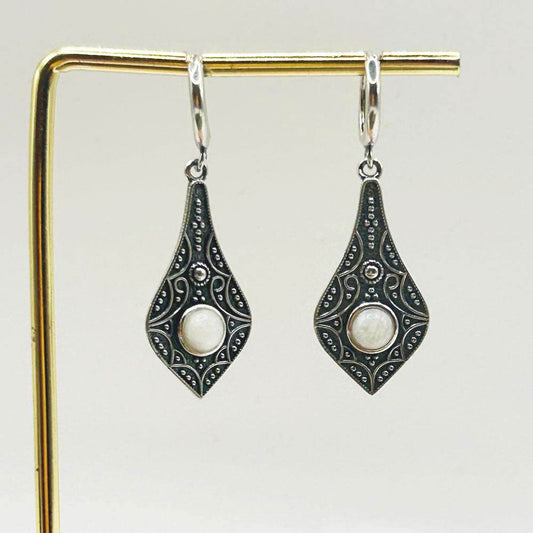 Pendientes Tario | Joyas de acero y plata | Inaianei.