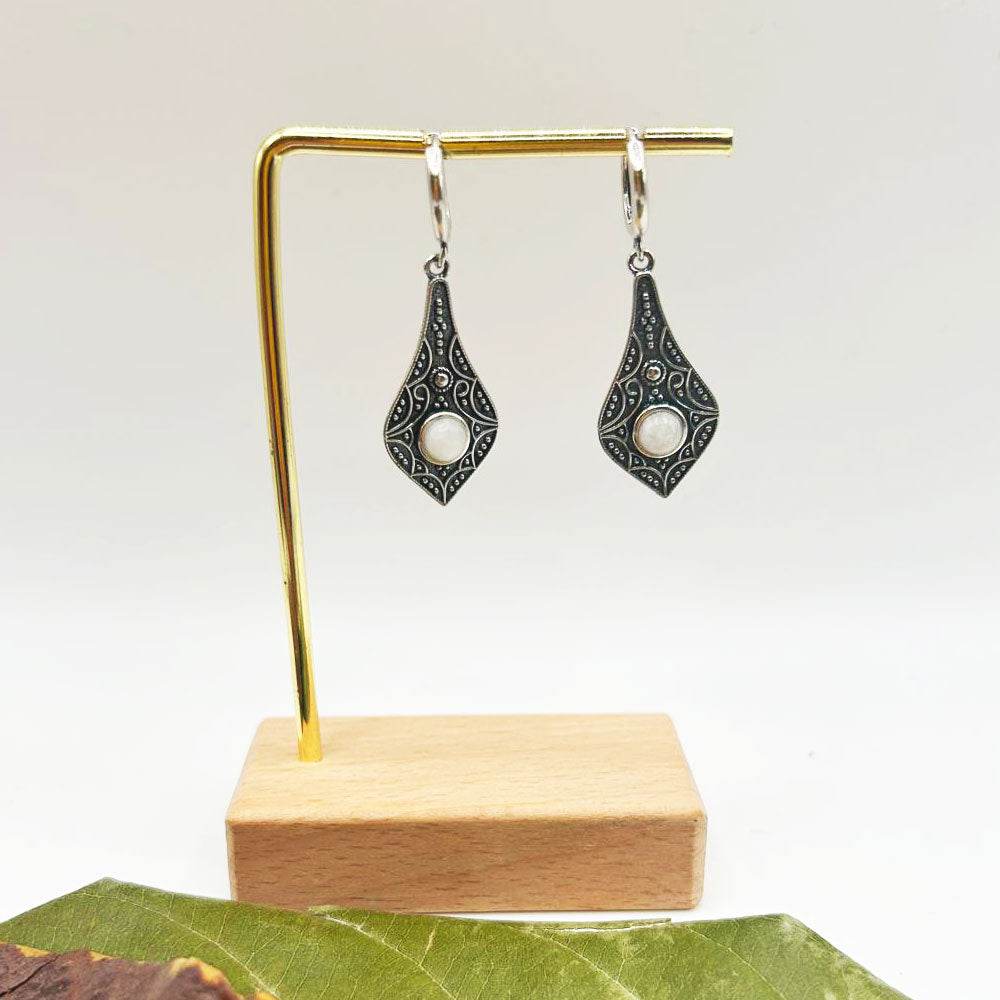 Pendientes Tario | Joyas de acero y plata | Inaianei.