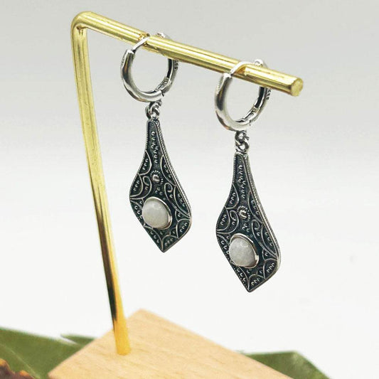 Pendientes Tario | Joyas de acero y plata | Inaianei.