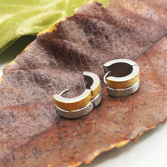 Pendientes Vinu | Joyas de acero y plata | Inaianei.