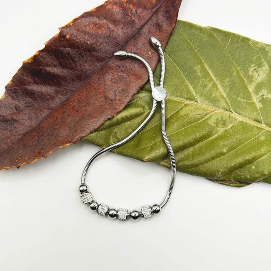 Pulsera Riya | Joyas de acero y plata | Inaianei.