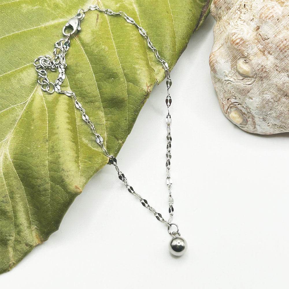 Tobillera Brisa | Joyas de acero y plata | Inaianei.