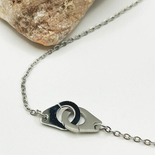 Tobillera Riva | Joyas de acero y plata | Inaianei.