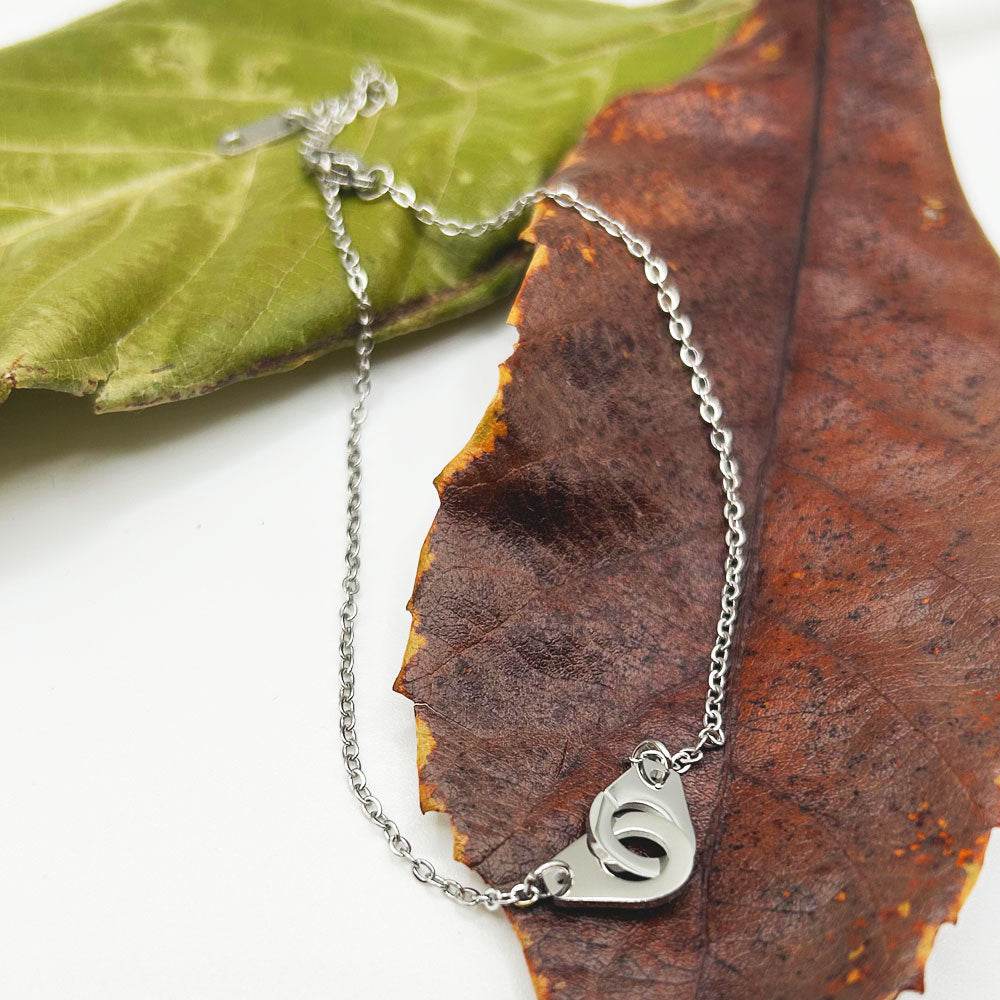 Tobillera Riva | Joyas de acero y plata | Inaianei.