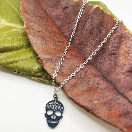 Tobillera Skull | Joyas de acero y plata | Inaianei.