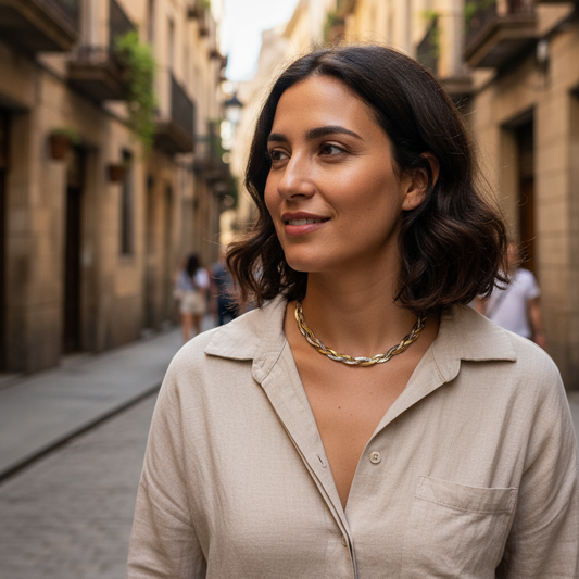 Tendencias 2025 que sí duran: capas, bicolor y básicos en plata