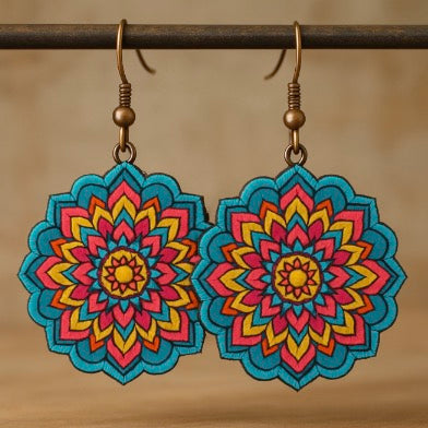 Pendientes Mandala: Diseño Único y Estilo Étnico Elegante