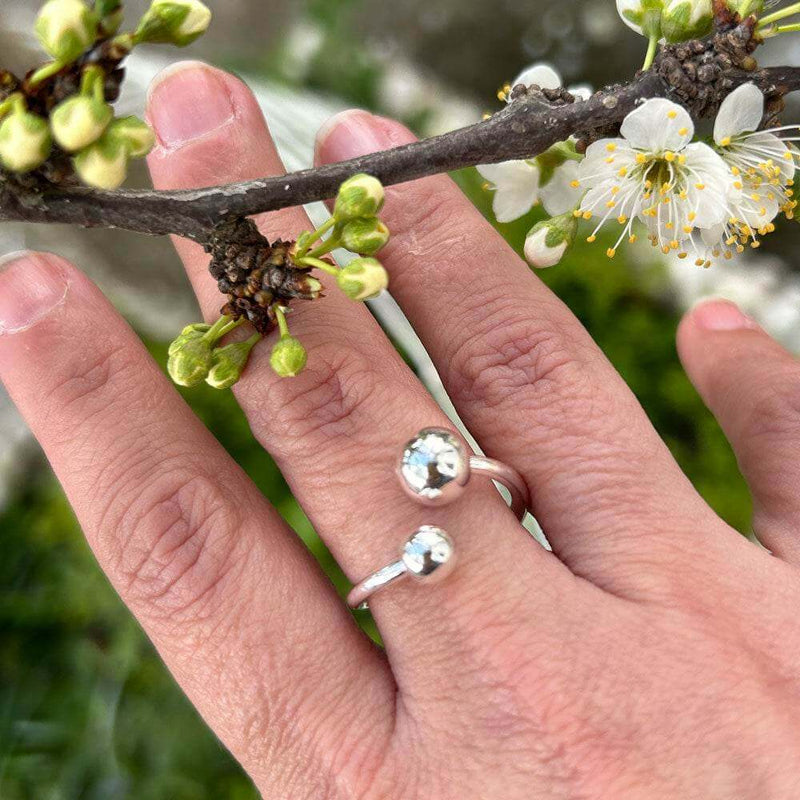 Anillo Kora | Joyas de acero y plata | Inaianei.