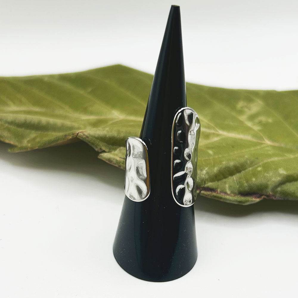 Anillo Niroa | Joyas de acero y plata | Inaianei.