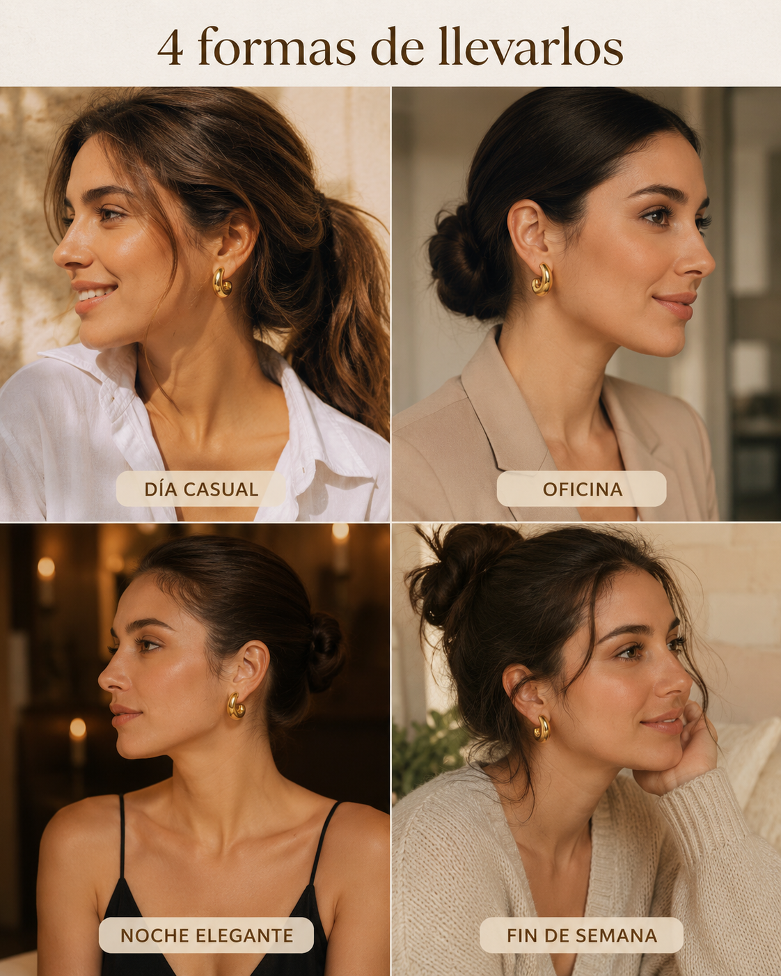 Pendientes Kanti