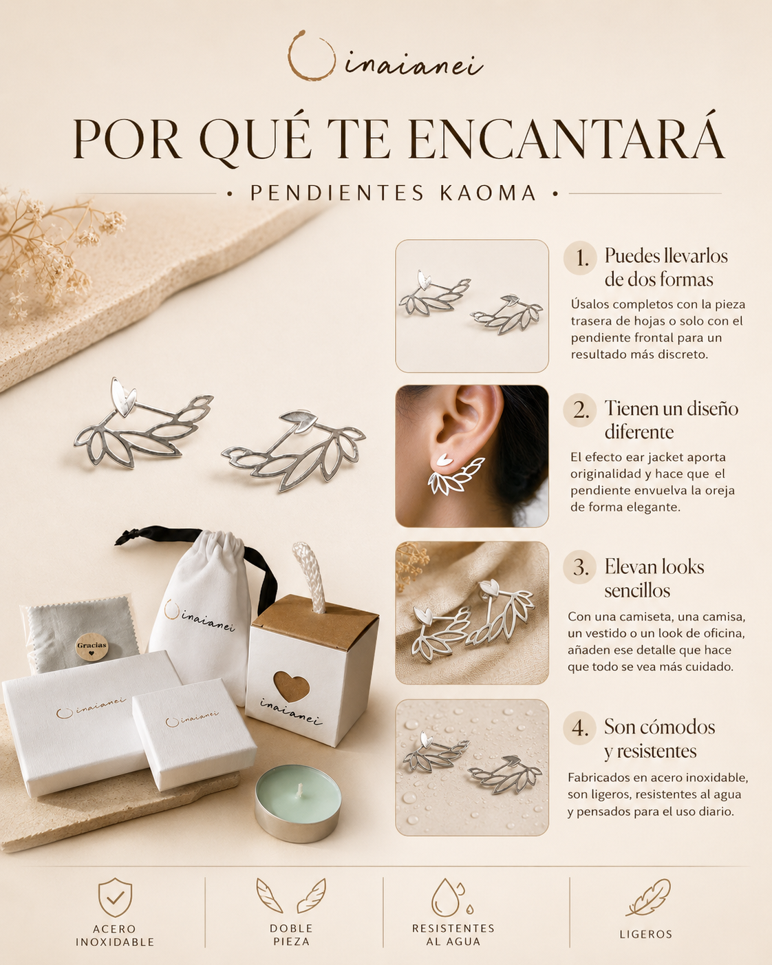 Pendientes Kaoma