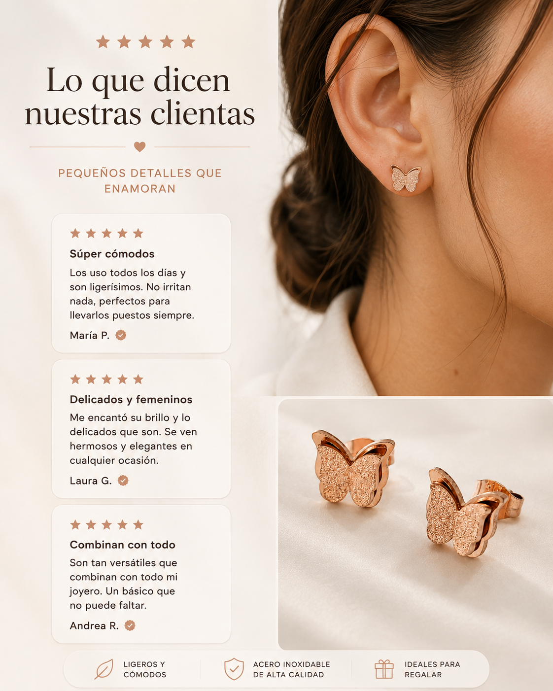 Pendientes Mani