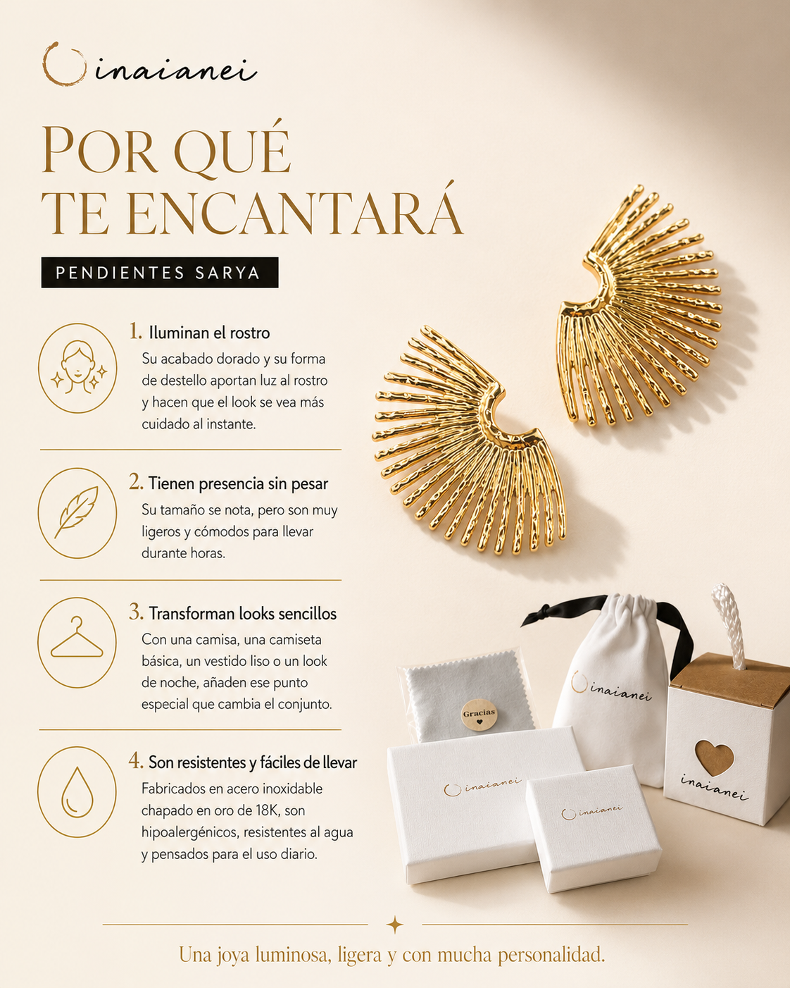 Pendientes Sarya