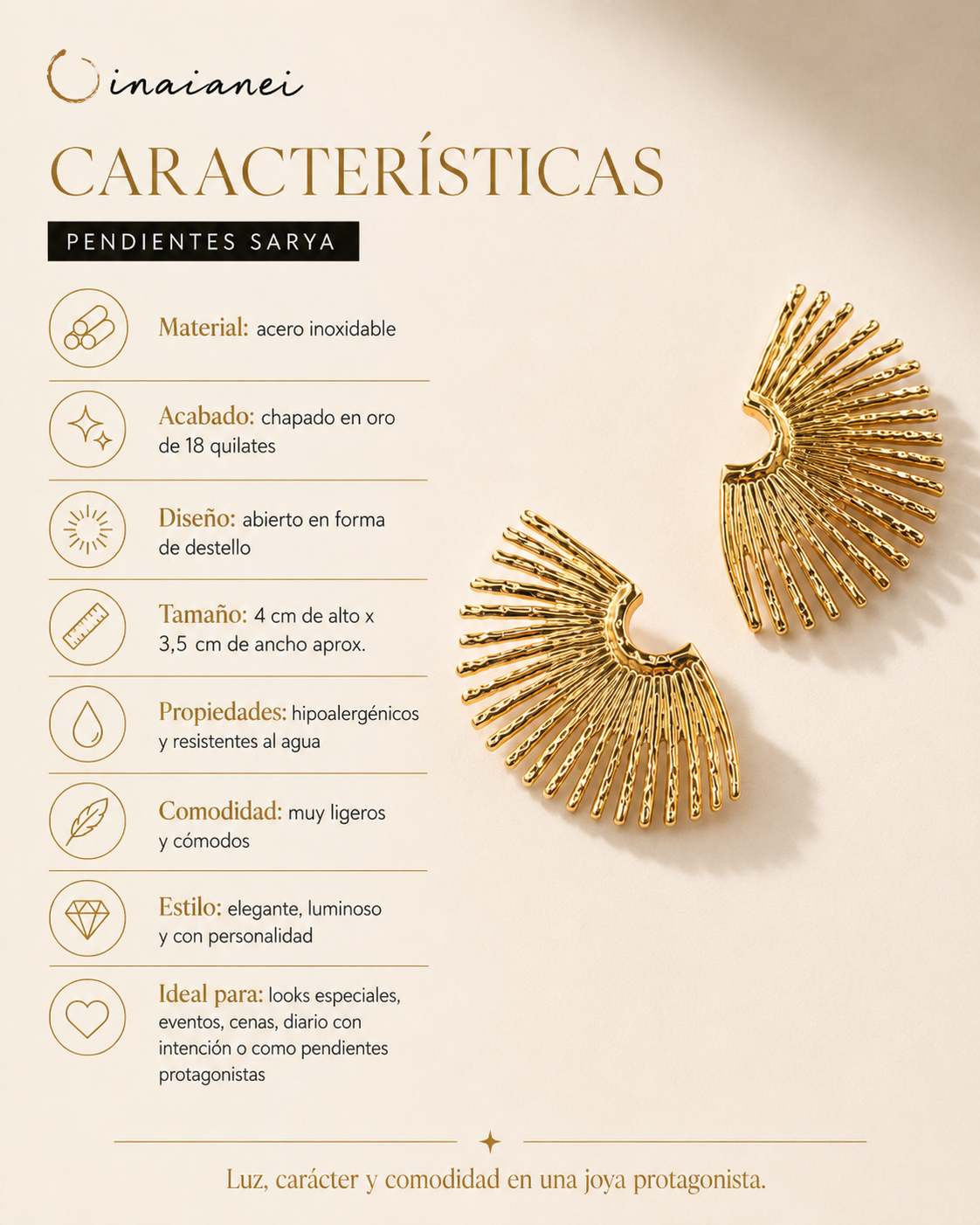 Pendientes Sarya