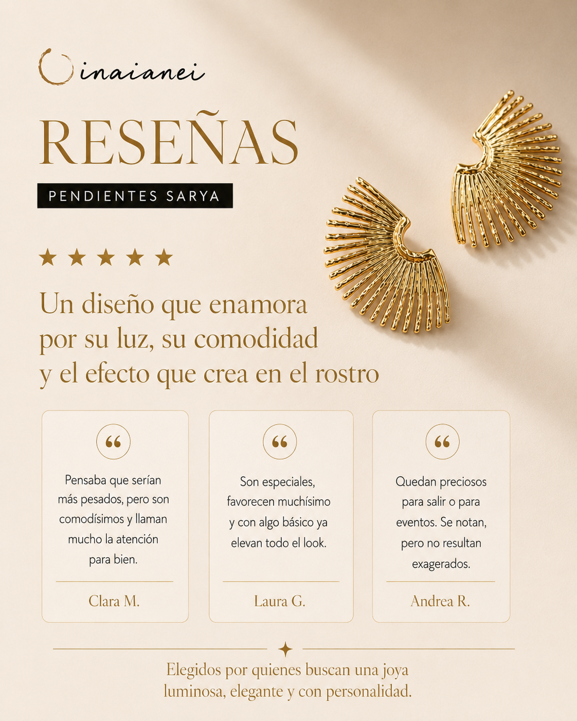 Pendientes Sarya