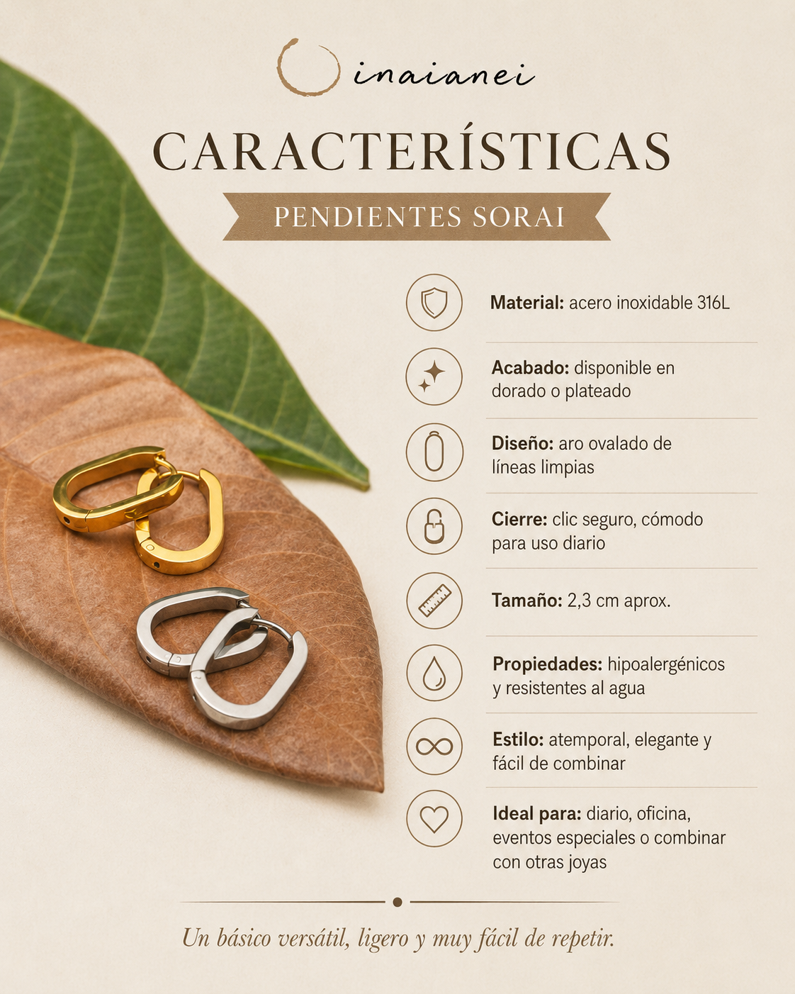 Pendientes Sorai