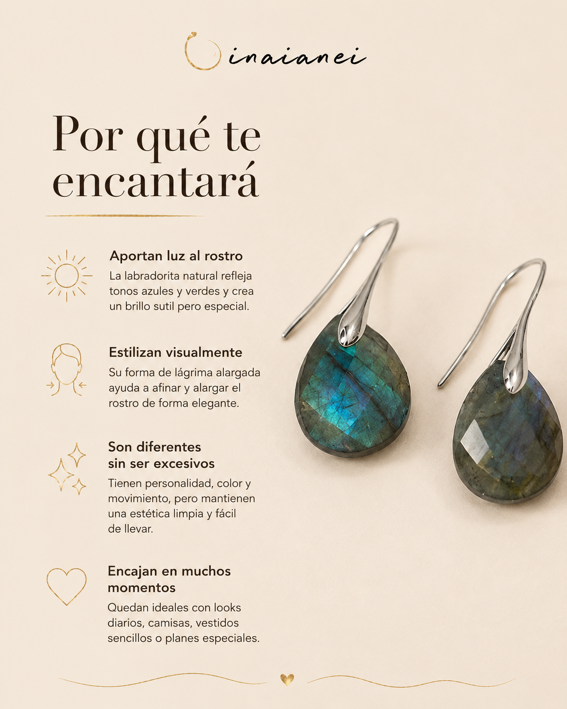 Pendientes Usha