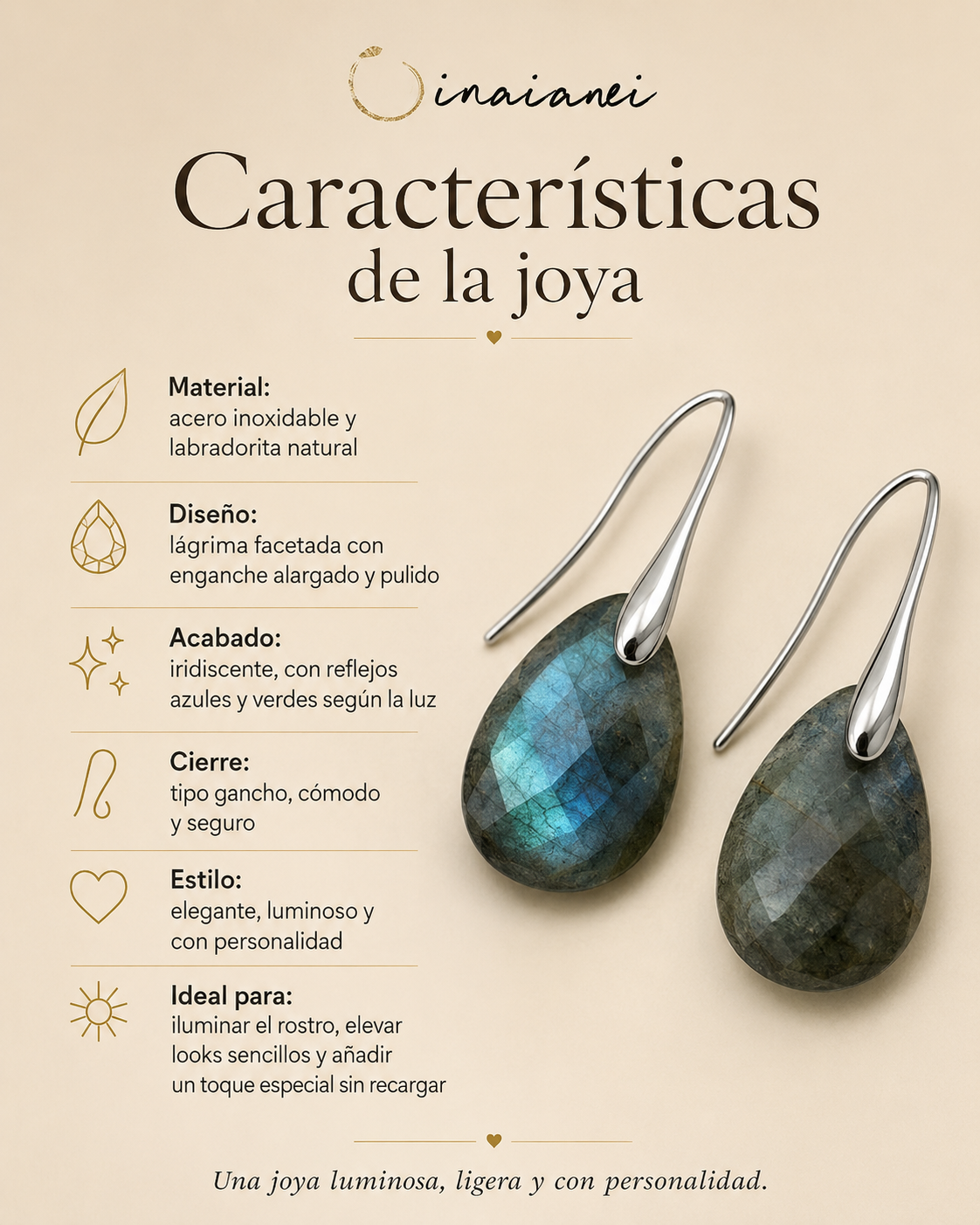 Pendientes Usha