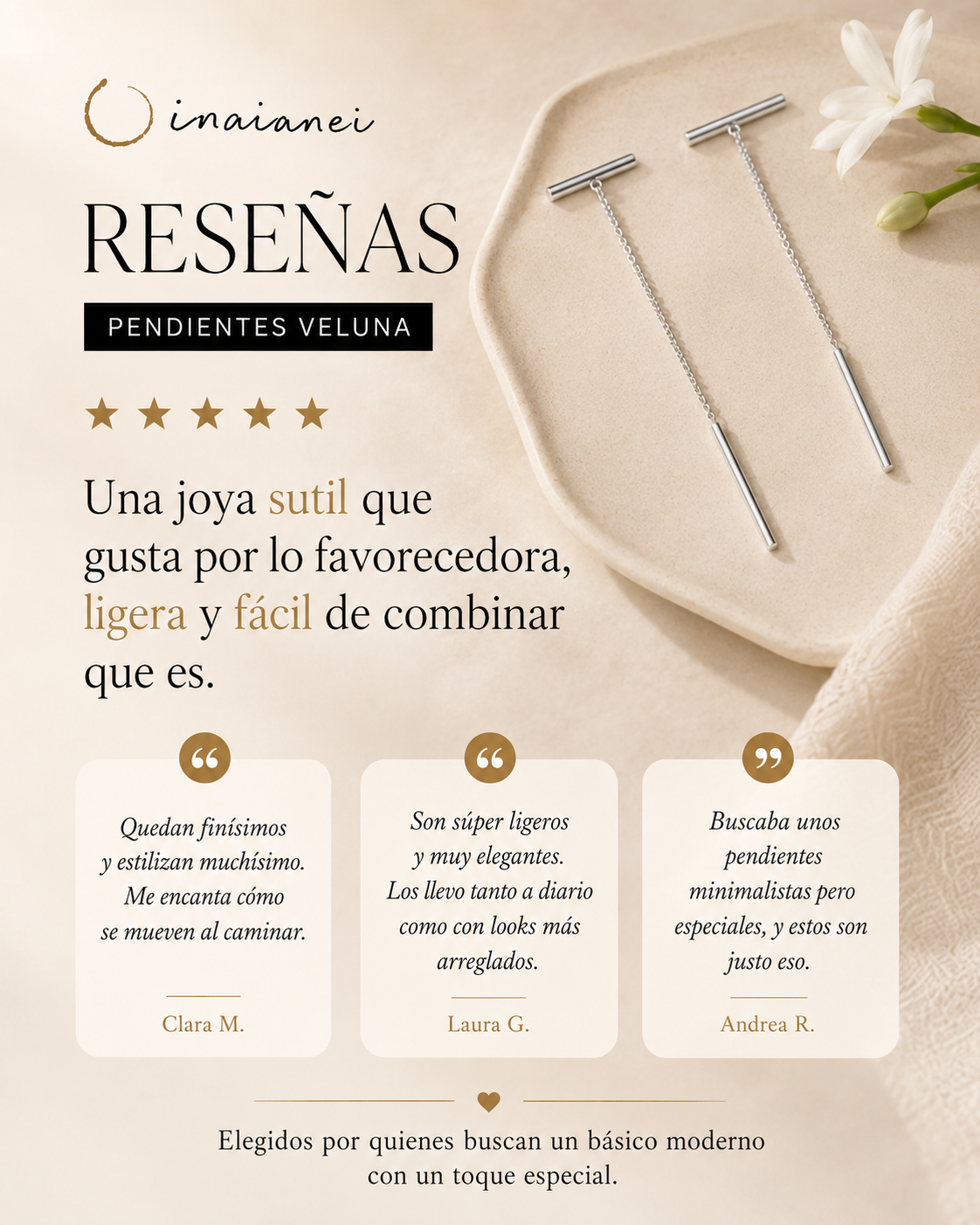 Pendientes Veluna