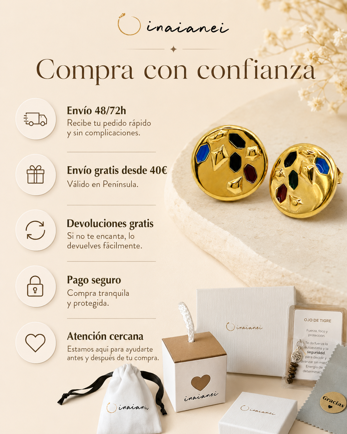 Pendientes Zia