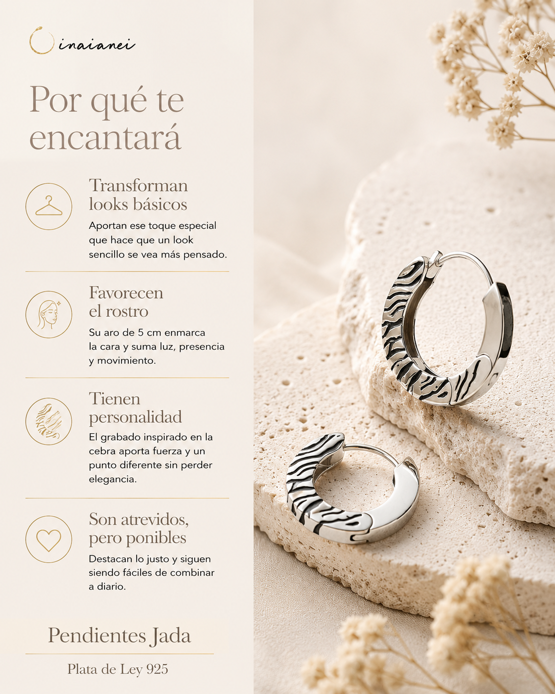 Pendientes Jada