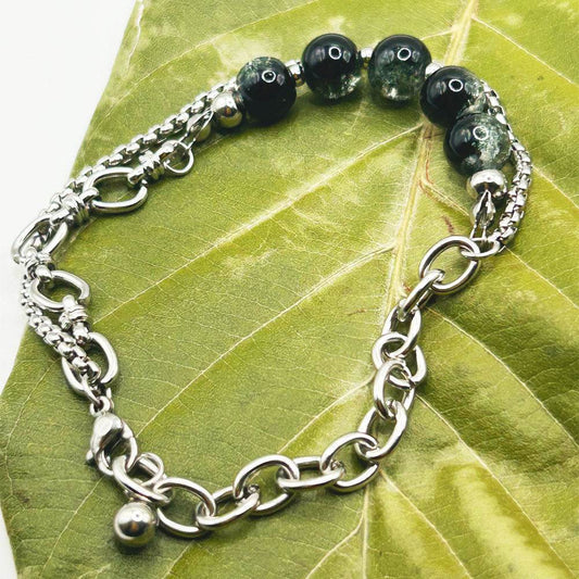 Pulsera Meera | Joyas de acero y plata | Inaianei.