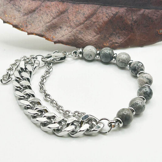 Pulsera Sitara | Joyas de acero y plata | Inaianei.