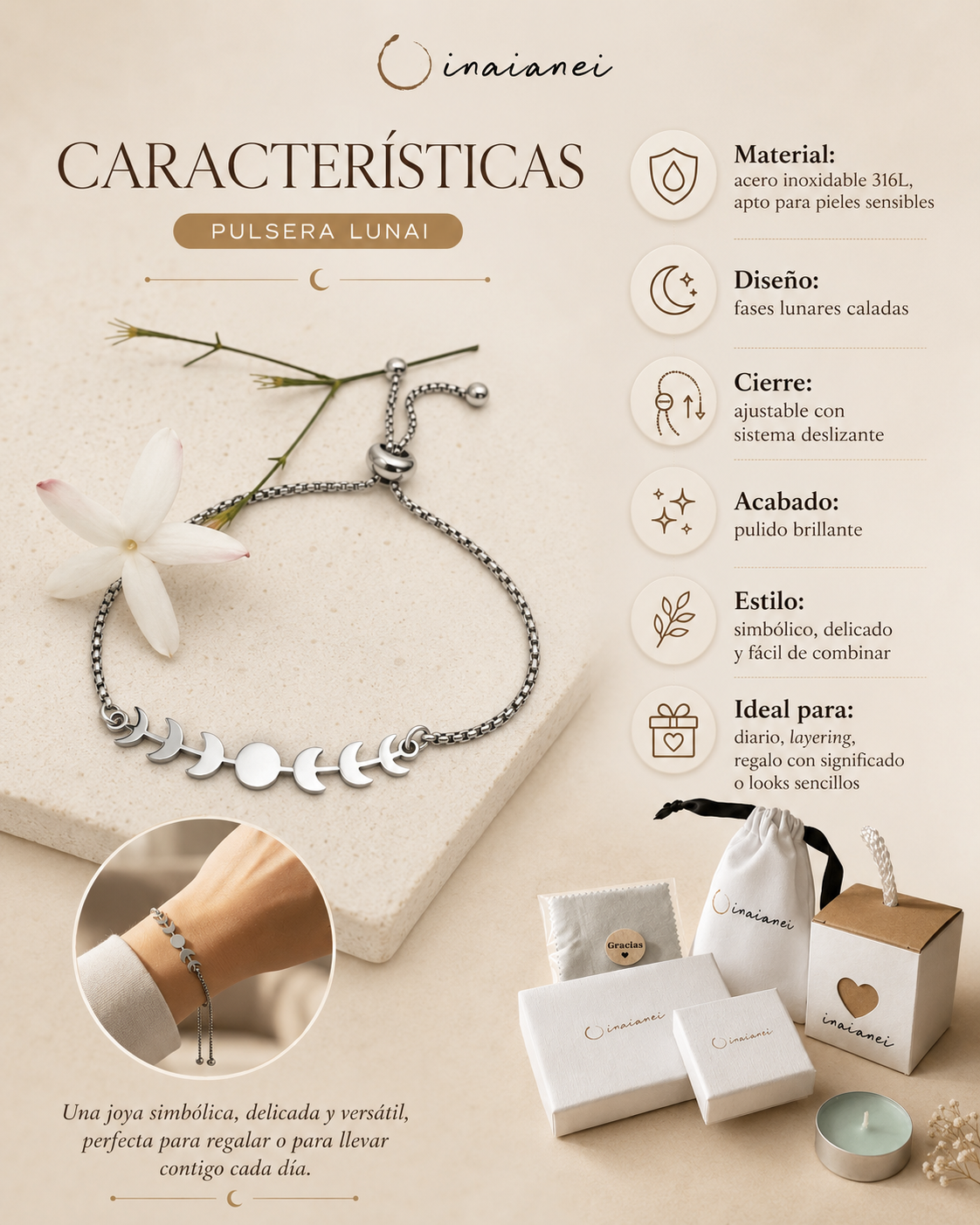 Pulsera Lunai